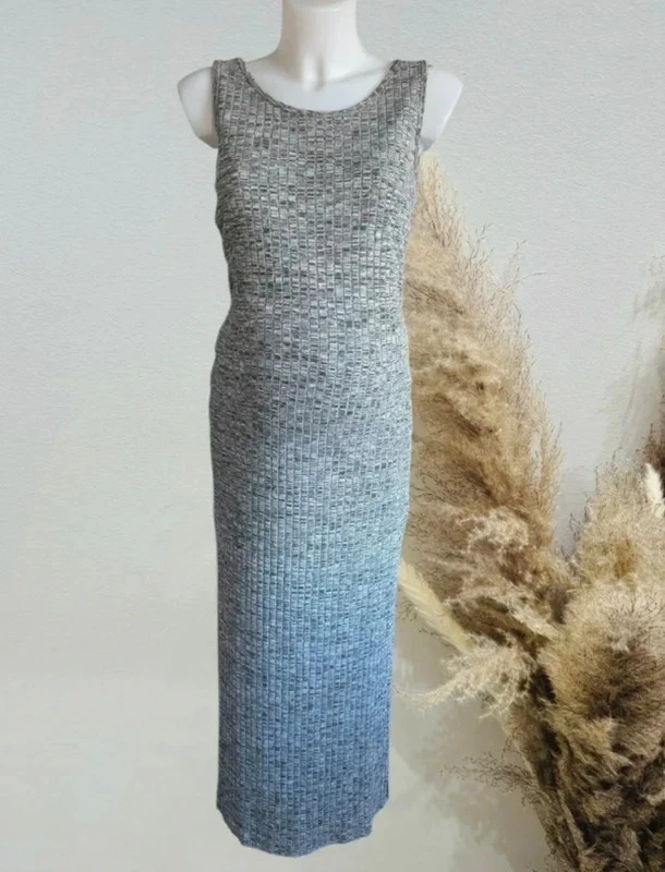 robe de grossesse fendue gris 42/XL prémaman